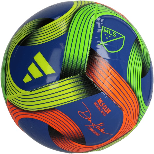 adidas 2026 MLS Club Ball - Hi-Res Blue/Green/Orange/Yellow JW1324 front