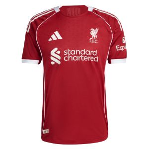 adidas Liverpool Home Authentic Jersey 2025-2026 JY4237