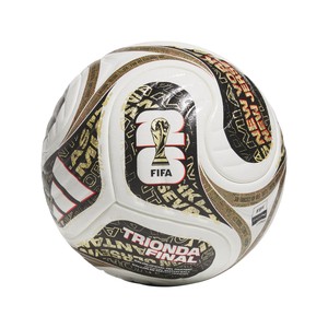 adidas FIFA World Cup 26 Trionda Final Pro Soccer Ball - White/Black/Gold Metallic JY8928