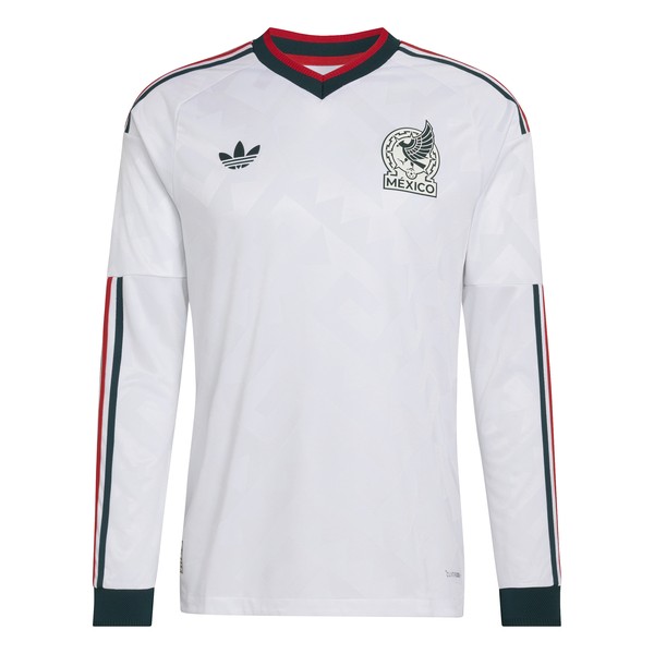 adidas Mexico Authentic Long Sleeve Away Jersey 2026 - White JZ2769