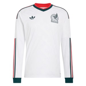 adidas Mexico Long Sleeve Away Jersey 2026 - White JZ2821