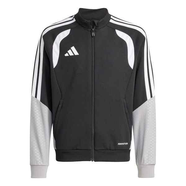 adidas Youth Tiro 26 Competition Training Jacket - Black/Light Onix/White KA7711