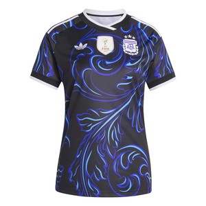 adidas Argentina Women's Away Jersey 2026 - Black/Lucid Blue/Blue Burst KB0639