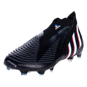 adidas Predator Edge+ FG - Core Black/Cloud White/Vivid Red GV7385
