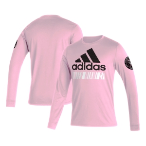 adidas Inter Miami CF Creator Long Sleeve Tee - Pink HE7510
