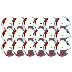 adidas MLS Training Soccer Ball - White/Blue/Red - 18 Pack HT9027-18PCK