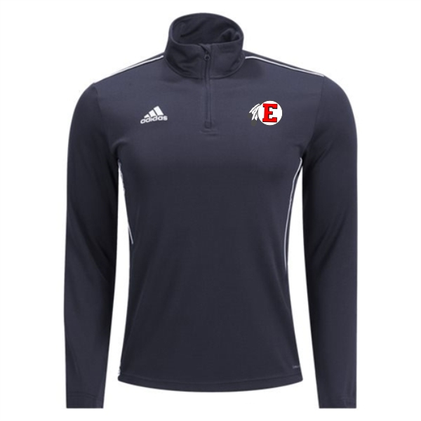 Edgewood Track & Field adidas Core 18 Training Top - Black/White ETF-CE9026