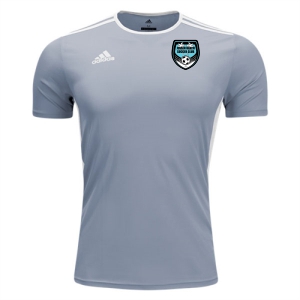 Jensen Beach adidas Entrada 18 Jersey - Silver/White JEN-CD8382