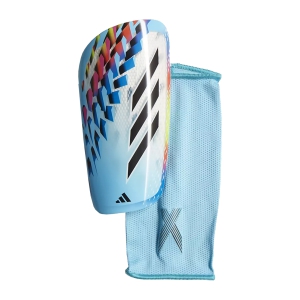 adidas X League Shin Guard - White/Cyan/Black HF9730