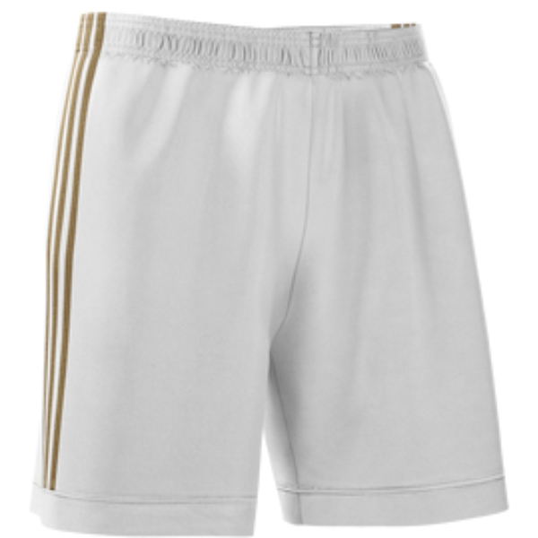 adidas Squadra Shorts - White/Gold - - AuthenticSoccer.com