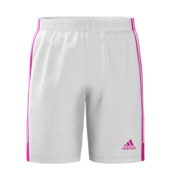 adidas Women's Mi Tastigo 19 Shorts - White/Shock Pink FI6354WP