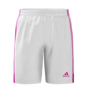 adidas Women's Mi Tastigo 19 Shorts - White/Shock Pink FI6354WP