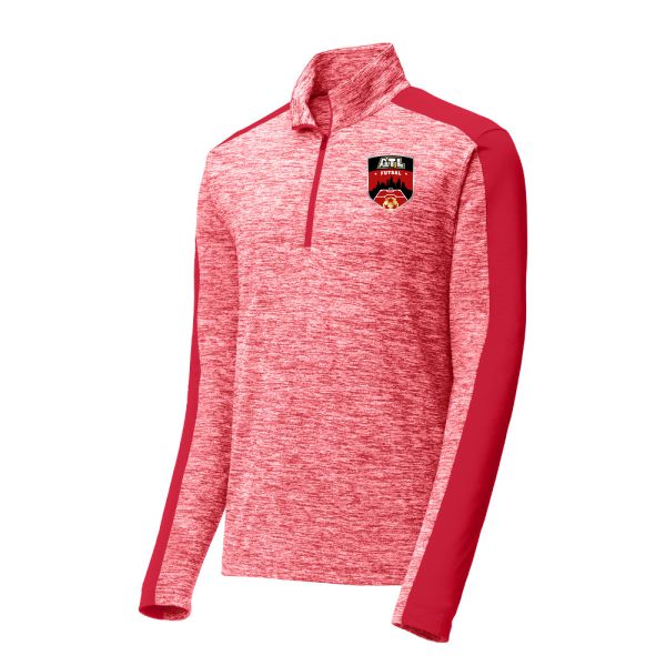 Atlanta Futsal 1/4 Zip Pullover Top - Red ST397-AF