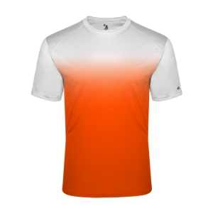 Badger Ombre Tee - White/Orange 420300