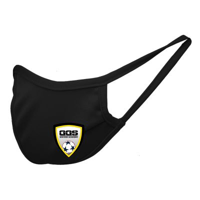 Golden Goal Sports Custom Performance Face Mask - Black GGS-MSKBK