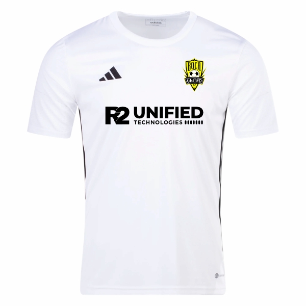 Boca United FC adidas Youth Tabela 23 Jersey - White/Black BCUFC-H44534