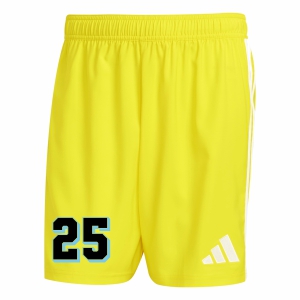 Boca United FC adidas Tastigo 25 Shorts - Yellow/White BCUFC-JN4430