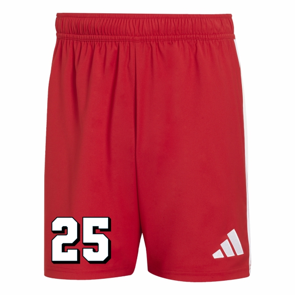 Boca United FC adidas Tastigo 25 Shorts - Red/White BCUFC-JN7157