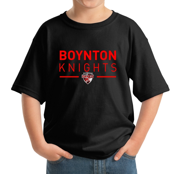 Boynton Knights Youth T-Shirt - Black 5000B-BK
