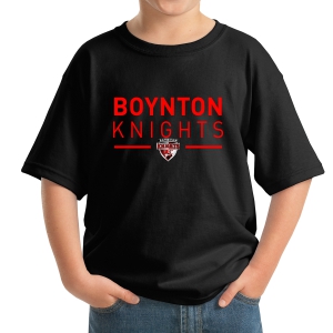 Boynton Knights Youth T-Shirt - Black 5000B-BK