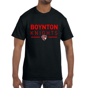Boynton Knights T-Shirt - Black G500-BK