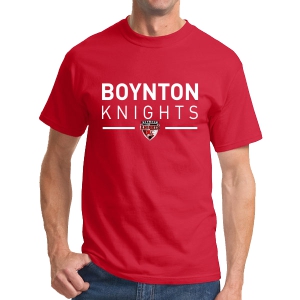Boynton Knights T-Shirt - Red G500-RD