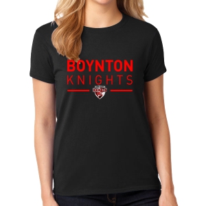 Boynton Knights Women's T- Shirt - Black G5000L-Bk