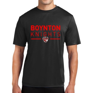 Boynton Knight Short Sleeve Performance Shirt - Black ST350-BK