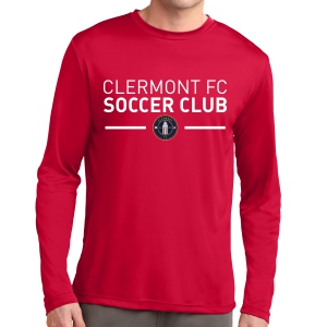Clermont FC Long Sleeve Performance Shirt - Red ST350LSRd