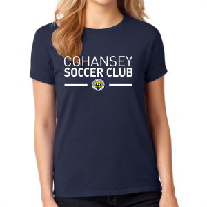 Cohansey Soccer Club Supporter Women's T-Shirt - Navy 5000L-CSC