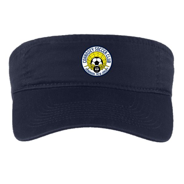 Cohansey Soccer Club Custom Visor - Navy CP45-CSC