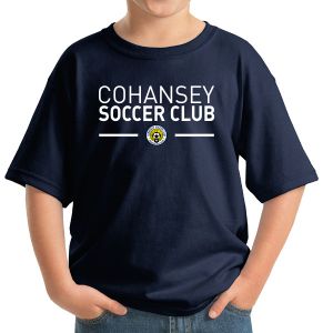 Cohansey Soccer Club Youth Supporter T-Shirt - Navy 5000B-CSC