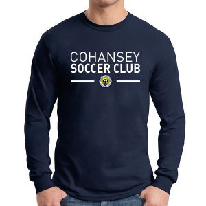 Cohansey Soccer Club Long Sleeve Supporter T-Shirt - Navy G5400-CSC