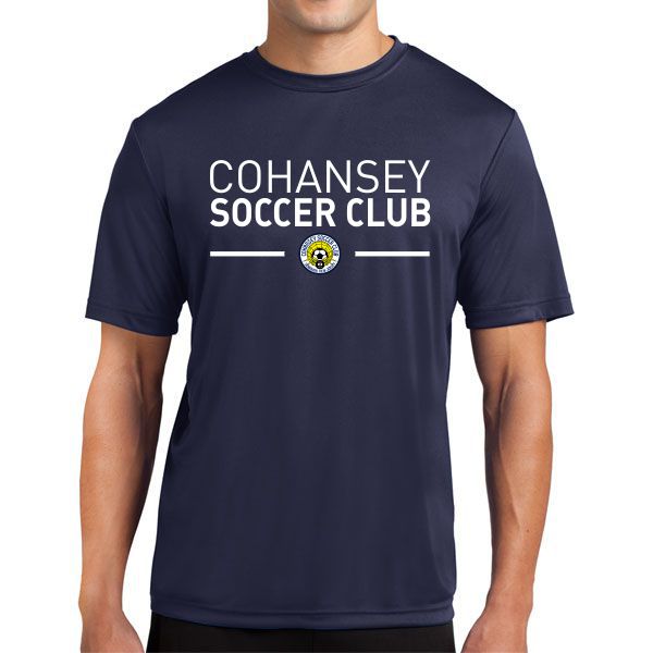 Cohansey Soccer Club Short Sleeve Performance Shirt - Navy ST350-CSC