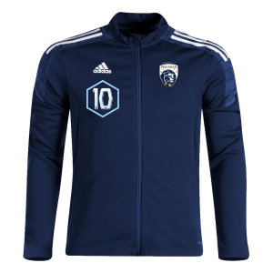 Cohansey SC Premier adidas Youth Condivo 21 Training Jacket - Team Navy Blue/White CSCP-GK9576
