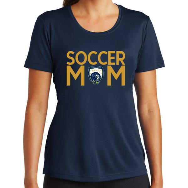 Cohansey SC Premier Women's Soccer Mom Performance Shirt - Navy LST350-CSCP