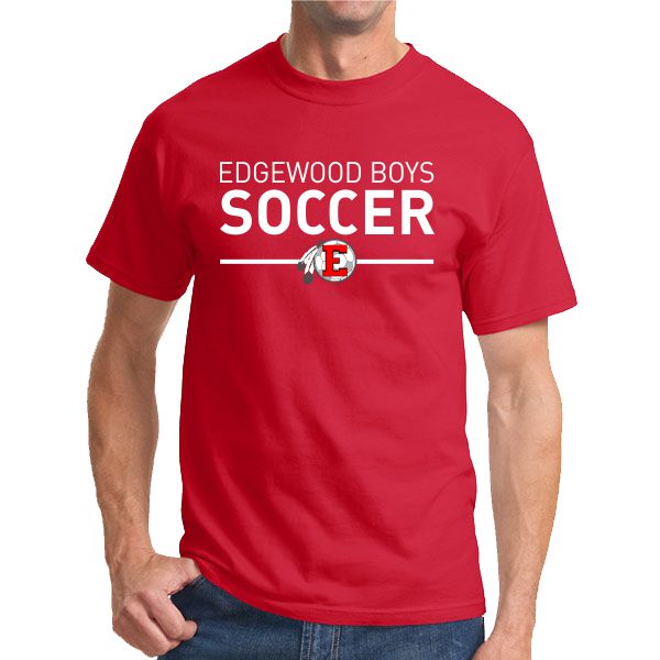 Edgewood High School T-Shirt - Red EWHS-G500-Rd