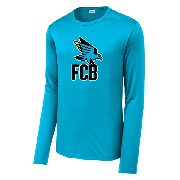 FC Birmingham Sport Tek Long Sleeve Pro Tee - Sapphire FCB-ST420LS