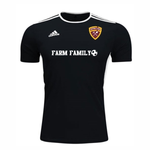 Football Farm adidas Entrada 18 Jersey - Black/White FF-CF1035