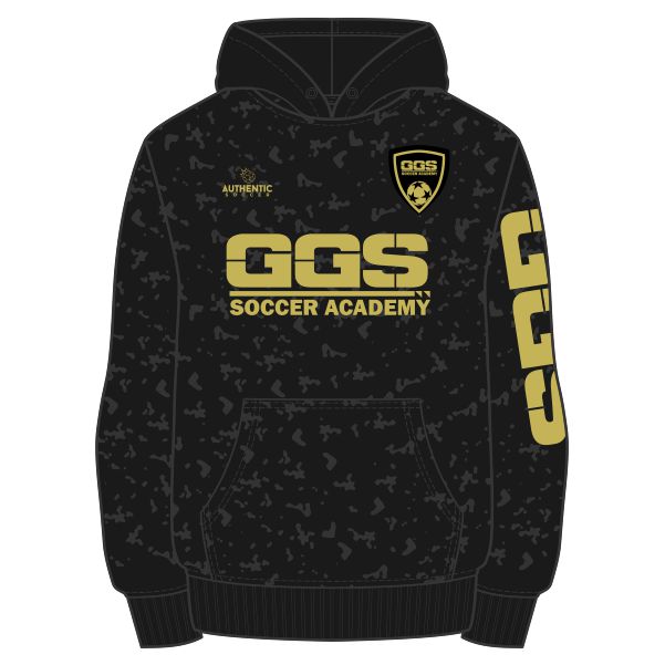 Golden Goal Sports Youth Pullover Hooded Sweatshirt - Black GGS-HoodieYth