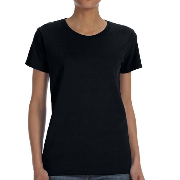 Gildan 5000L Cotton Women's T-Shirt - Black 5000LBlk