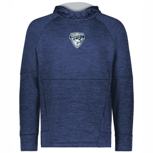 Florida Hawk FC Holloway All-Pro Performance Fleece Hoodie - Navy Heather/Silver FHFC-223580NV