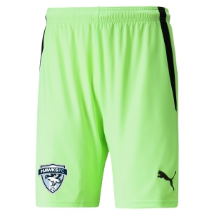 Florida Hawks FC Puma Team Liga 25 Goalkeeping Shorts - Fizzy Lime/Black FHFC-704924-20