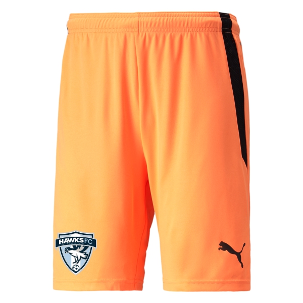 Florida Hawks FC Puma Team Liga 25 Goalkeeping Shorts - Neon Citrus/Black FHFC-704924-21