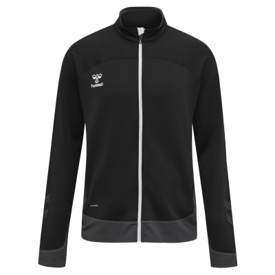 Hummel Lead Poly Full Zip Jacket - Black/White 207399-2001