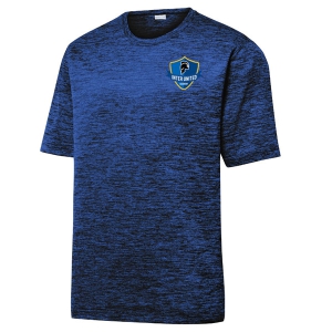 Inter United Academy Heather Performance Shirt - Dark Royal/Black/Electric ST390-IUA