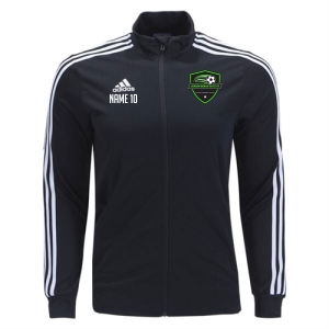 Jensen Beach Elite Soccer adidas Tiro 19 Training Jacket - Black/White JBE-DJ2594