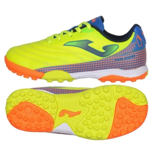 Joma Junior Toledo 2109 TF - Neon Yellow/Royal Turf TOJW2109TF