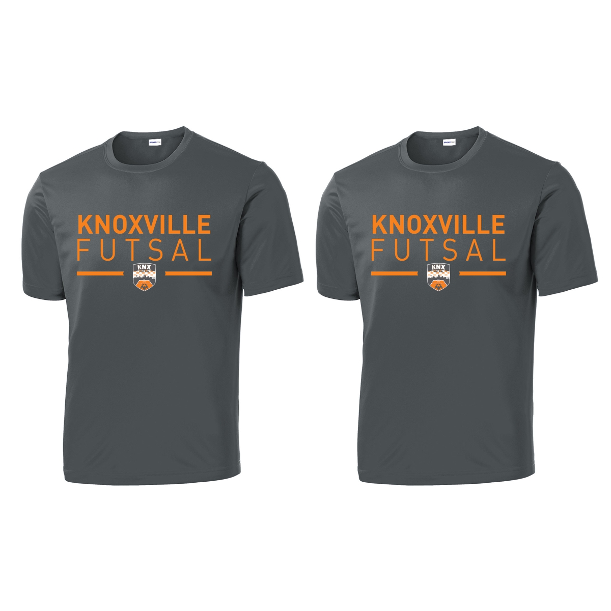 Knoxville Futsal Youth Training Jersey - Dark Grey - 2 Pack KNX-YST350-2Pck