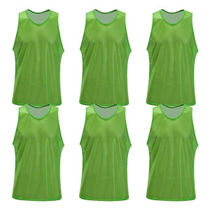 Kwik Goal Training Vest - Green - Pack Of 6 19A1-G6